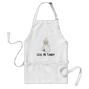 Tablier Donnez-moi des t-shirts et des cadeaux Candy