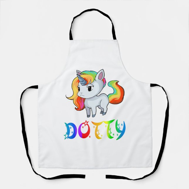 Tablier Dotty Unicorn (Recto)