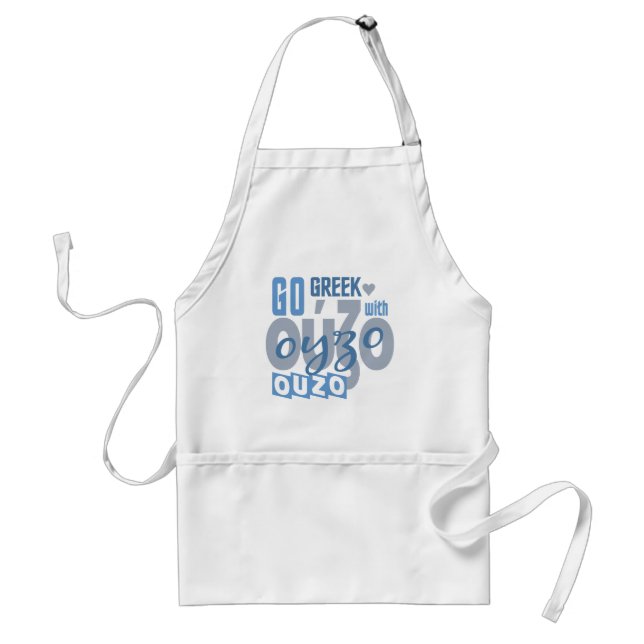 Tablier d'ouzo - choisir style & couleur (Devant)
