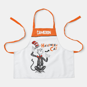 Tablier Dr. Seuss   Chat Chapeauté Halloween