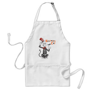 Tablier Dr. Seuss   Chat Chapeauté Halloween