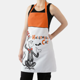 Tablier Dr. Seuss   Chat Chapeauté Halloween