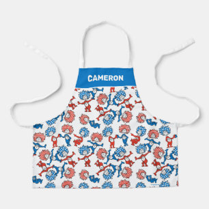 Tablier Dr. Seuss Chose Un Chose Deux motif drapeau amér