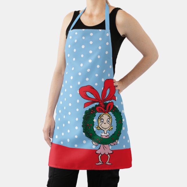 Tablier Dr. Seuss | Cindy-Lou Who - Couronne (Insitu)
