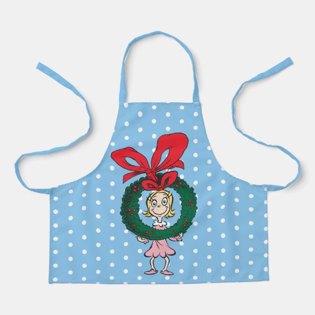 Tablier Dr. Seuss | Cindy-Lou Who - Couronne (Recto)