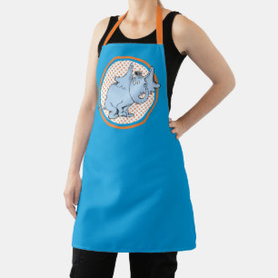 Tablier Dr. Seuss Horton Entend un Qui Points Orange