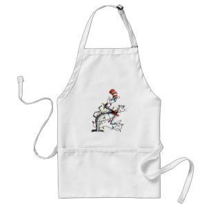 Tablier Dr. Seuss   Le Grinch   Chat malicieux dans la mai