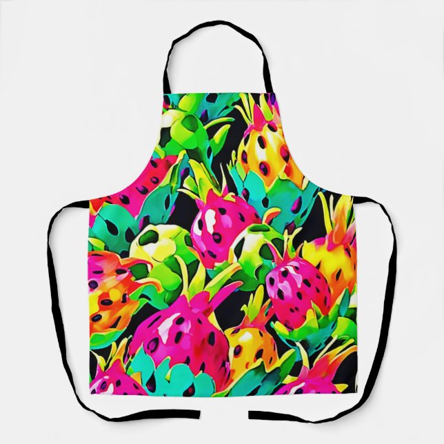 Tablier Dragon Fruit Vivid Motif (Recto)