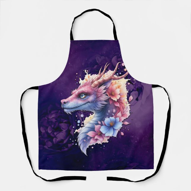 Tablier Dragon Gardien Douceur.  (Recto)