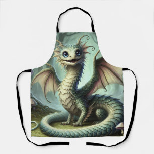 Tablier Dragon Jabberwocky Mignon Créature Fantastique Art