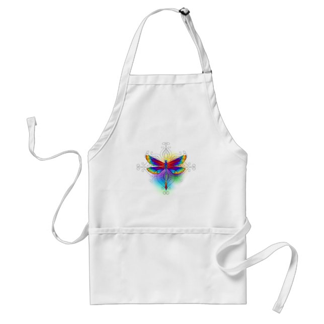 Tablier Dragonfly en arc-en-ciel (Devant)