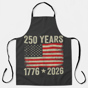 Tablier Drapeau américain 250 ans 1776-2026