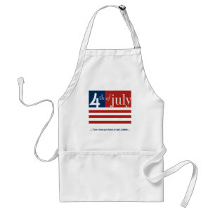 Tablier Drapeau américain 4 juillet avril