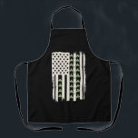 Tablier Drapeau américain avec Shamrocks pour St patrick<br><div class="desc">Drapeau américain avec Shamrocks pour Jour de la Saint Patrick</div>