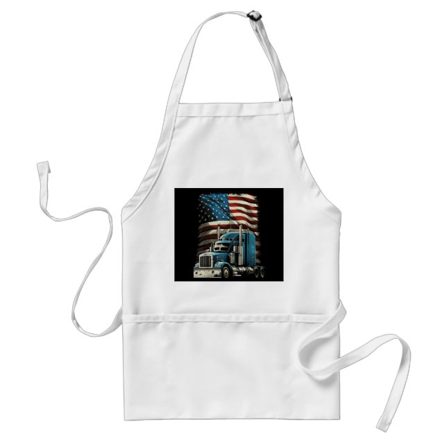 Tablier Drapeau américain de camionnette pour voiture patr (Devant)
