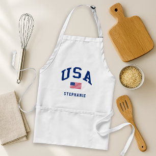 Tablier Drapeau américain de la fête de l'indépendance pat