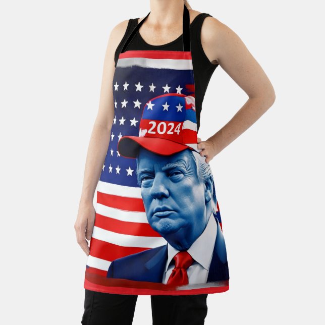 Tablier Drapeau américain Donald Trump 2024 (Insitu)