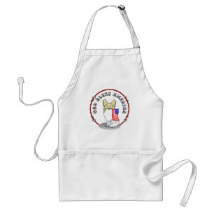 Tablier Drapeau américain patriotique USA Papillon (citron