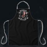 Tablier Drapeau américain personnalisé pour vétéran fier d<br><div class="desc">Drapeau américain personnalisé pour vétéran fier des États-Unis avec des soldats armés et un motif de drapeau américain. Personnalisez avec votre nom,  texte personnalisé et emplacement ! Cadeau idéal pour cette personne spéciale dans votre vie !</div>