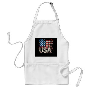 Tablier Drapeau américain rétro 4 juillet