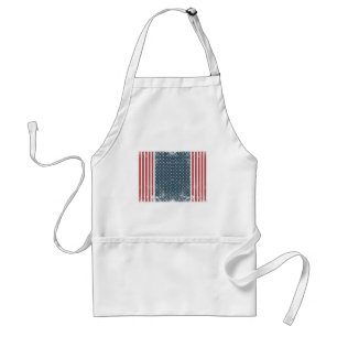 Tablier drapeau américain vertical