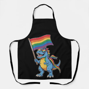 Tablier Drapeau arc-en-ciel de la fierté gay LGBTQ allié D