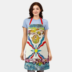 Tablier Drapeau assyrien