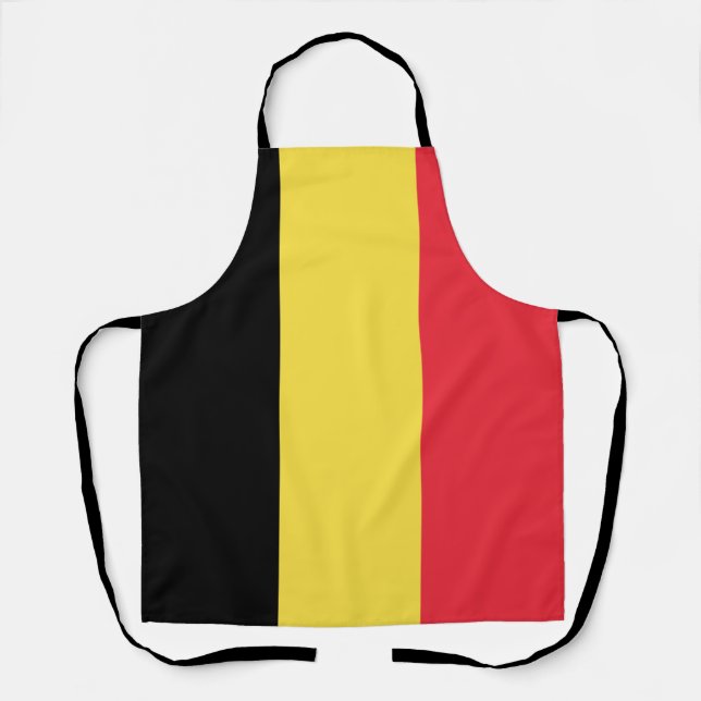 Tablier Drapeau belge patriotique (Recto)