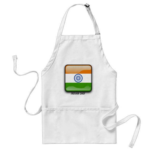 Tablier Drapeau brillant indien (Devant)