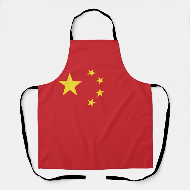Tablier Drapeau chinois (Recto)