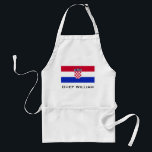 Tablier Drapeau croate<br><div class="desc">Le beau drapeau de la Croatie.</div>