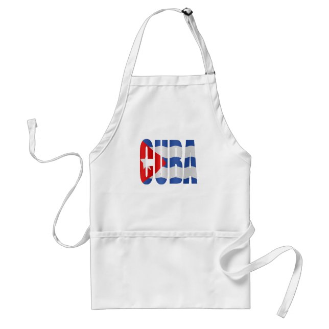 Tablier Drapeau cubain (Devant)