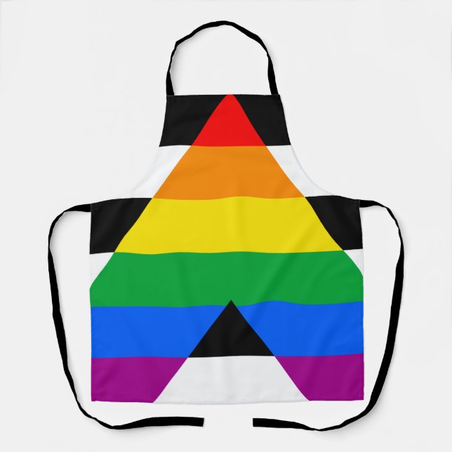 Tablier Drapeau d'allié LGBTQ+ (Recto)