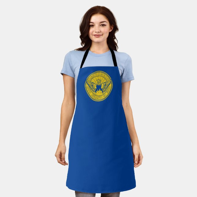 Tablier Drapeau d'Atlanta City Apron (Porté)
