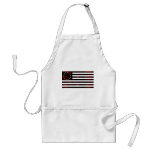 Tablier Drapeau de Betsy Ross, ligne d'art ardent