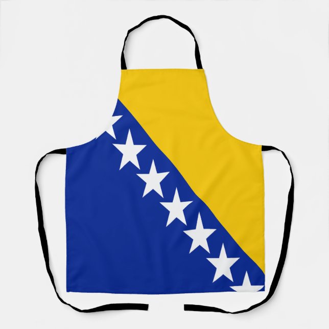 Tablier Drapeau de Bosnie-Herzégovine patriotique (Recto)