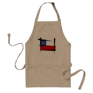 Tablier Drapeau de brosse du Chili