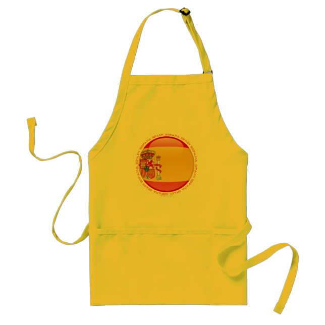 Tablier Drapeau de bulle de l'Espagne (Devant)