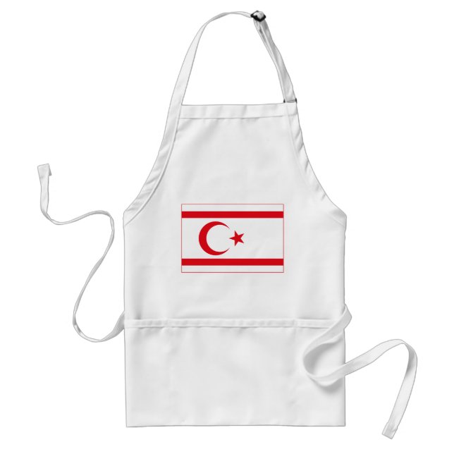 Tablier Drapeau de Chypre du Nord (Devant)