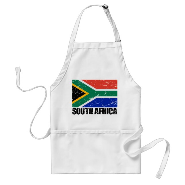 Tablier Drapeau de cru de l'Afrique du Sud (Devant)