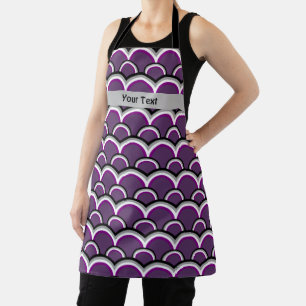 Tablier Drapeau de fierté Ace motif arc-en-ciel avec un te