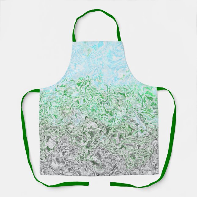 Tablier Drapeau de fierté Autoromantique Trippy Boho Groov (Recto)