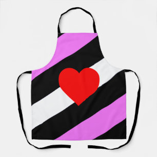 Tablier Drapeau de fierté de fille de cuir