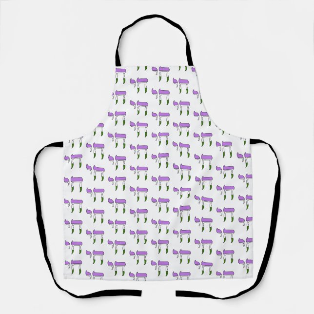 Tablier Drapeau de fierté genderqueer Chai  (Recto)