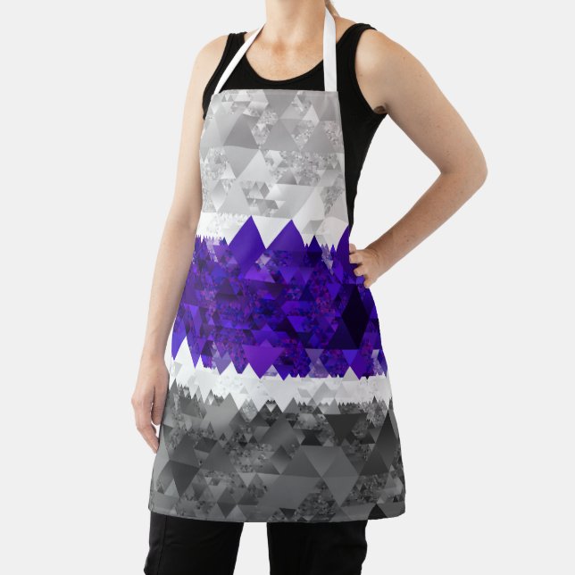Tablier Drapeau de fierté Greygender Boho Géométrique Mod  (Insitu)