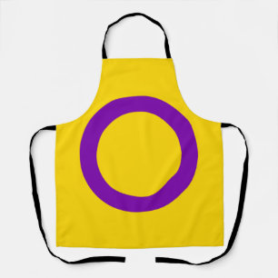 Tablier Drapeau de fierté intersexe