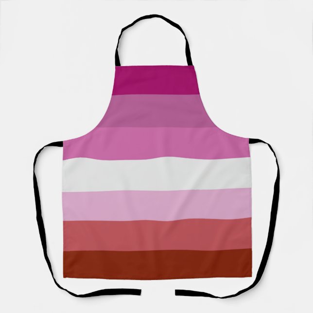 Tablier Drapeau de fierté lesbienne (Origine) (Recto)