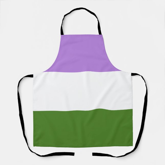 Tablier Drapeau de fierté queer (Recto)