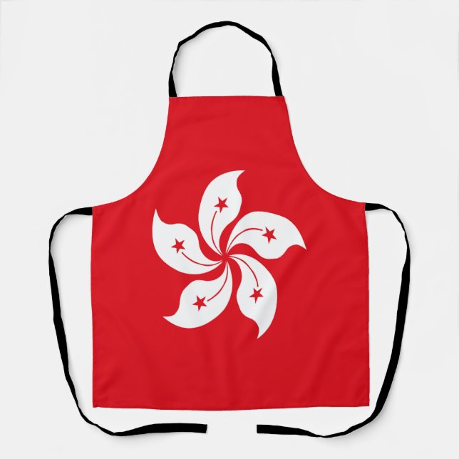 Tablier Drapeau de Hong Kong (Recto)
