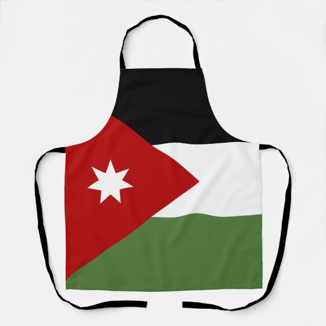 Tablier Drapeau de Jordanie (Recto)